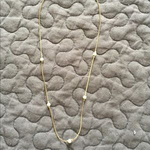 Gold and pearl necklace